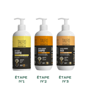 Pack poils longs Kératine et Gloss Tauro Pro Line