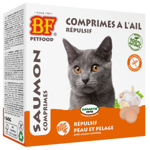 Comprimés puces et tiques au saumon pour chats Biofood