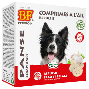 Comprimés puces et tiques à la panse pour chien Biofood