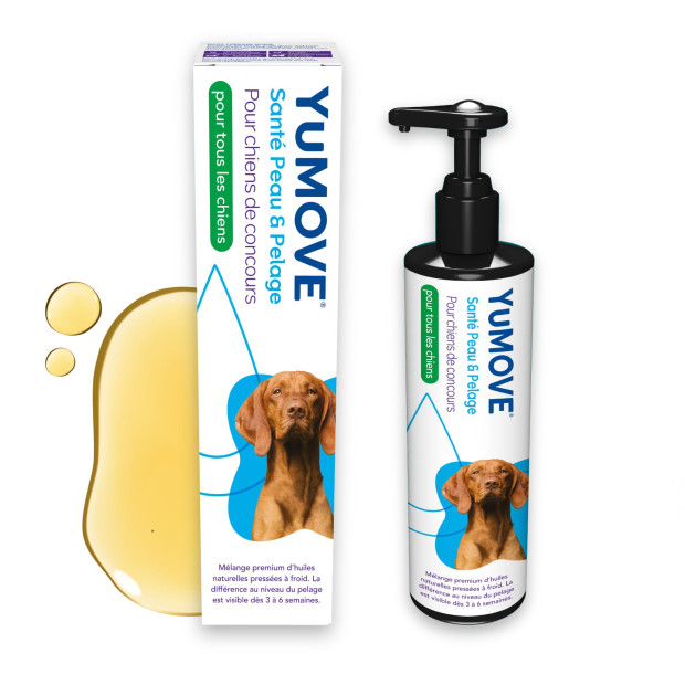 YuMEGA Showdog Lintbells, Oméga 3 et 6, peau et pelage