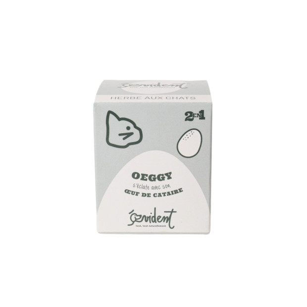 Oeuf de cataire pour chat en forme d'oeuf