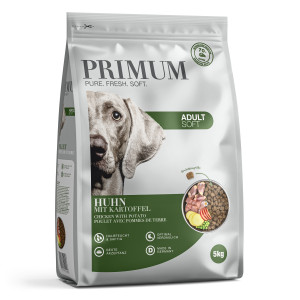 Croquettes chien semi humides poulet Primum