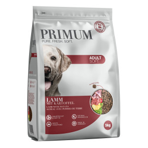 Croquettes chien semi humides agneau Primum