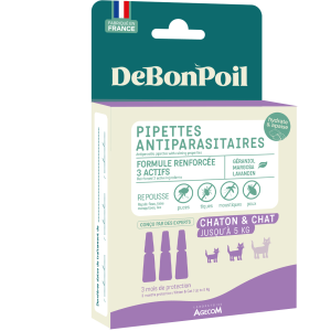 Pipettes pour chat chaton Actiplant'3  Laboratoire Agecom