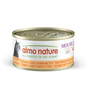 HFC Mousse thon crevette 70g Almo Nature