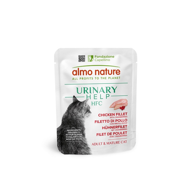 HFC urinary help filet de poulet et cranberries almo nature 50g