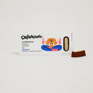 Le Moelleux Sérénité Delamour – Pâtisserie naturelle pour chien apaisé et détendu