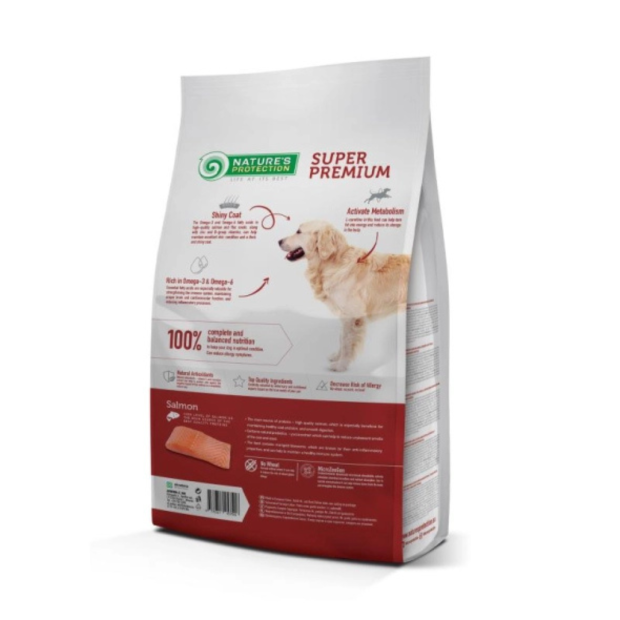 Croquettes Adulte Saumon Nature's Protection pour chien