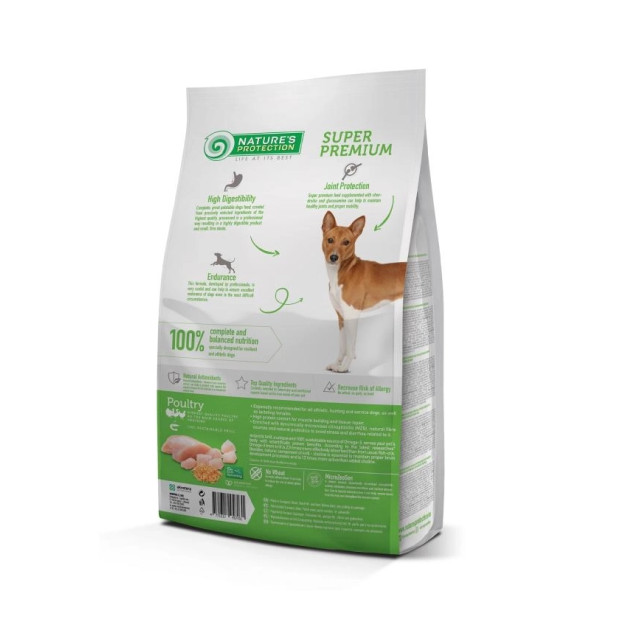 Croquettes Adulte Actif Poulet Nature's Protection