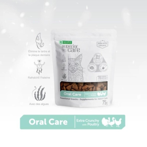 Friandises hygiène dentaire chat Nature's Protection