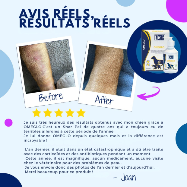 Omeglo TRM pour chien et chat