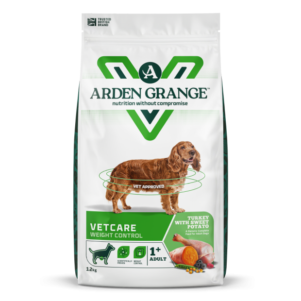 Croquettes-VetCare-Light-Contrôle-Poids-Arden-Grange-12kg-face