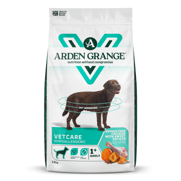 Croquettes-VetCare-Hypoallergenic-Arden-Grange-12kg-face