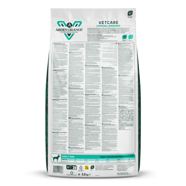 Croquettes-VetCare-Hypoallergenic-Arden-Grange-12kg-dos
