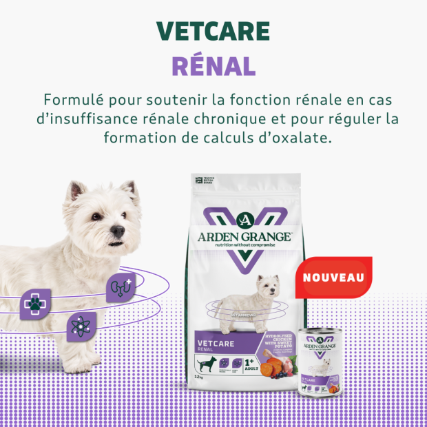 Croquette Chien Insuffisance Rénale - Vetcare Arden Grange
