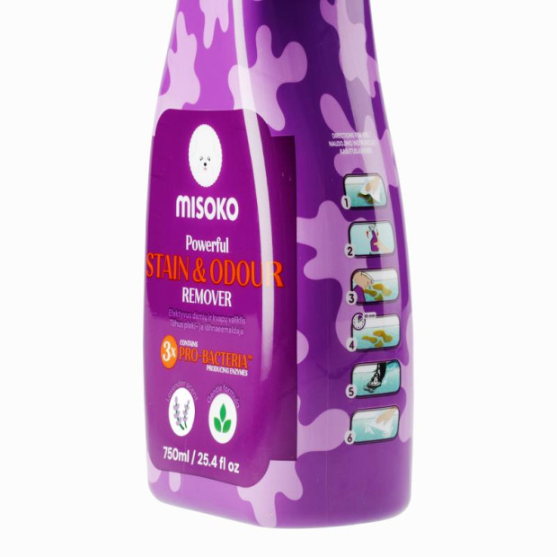 Spray Nettoyant Enzymatique Anti-Odeurs & Anti-Taches MISOKO