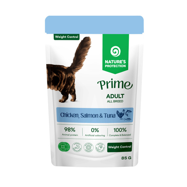 Pâtée Prime Light pour chats Nature's Protection