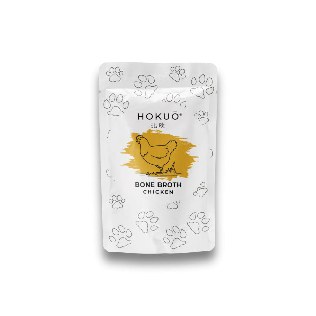 Bouillon d'Os Naturel Hokuō pour Chiens et Chats - Agneau, Poulet, Poisson