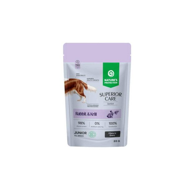 Pâtée-pour-chiens-junior-Superior-Care-Nature's-Protection-85g