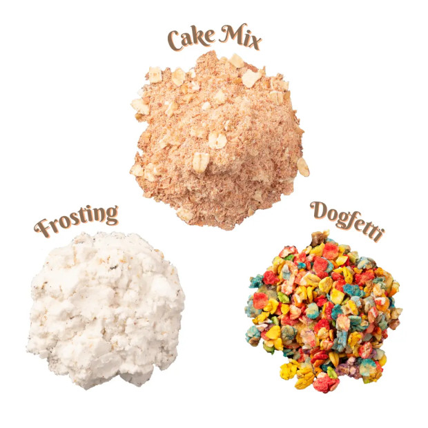 Mélange pour Gâteau d'Anniversaire au Poulet pour chiens