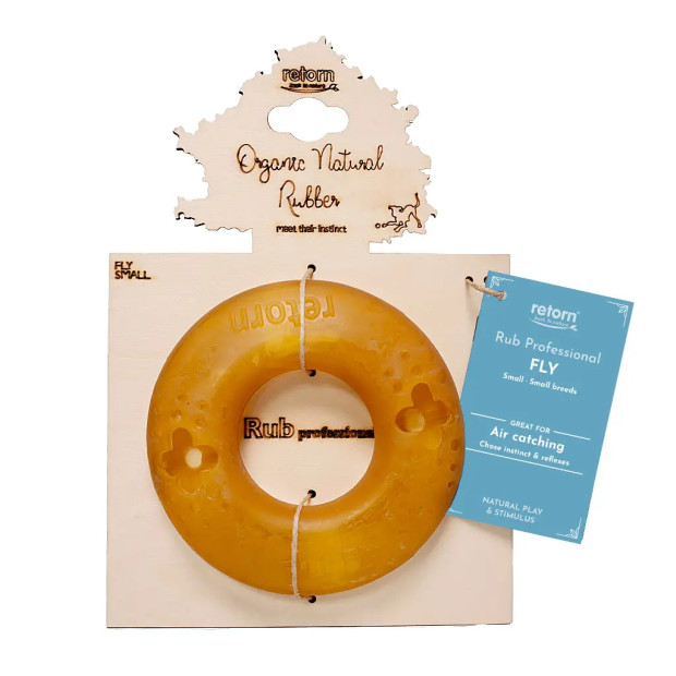 Jouet Frisbee Rub Fly Retorn Résine Naturelle & Remplissable