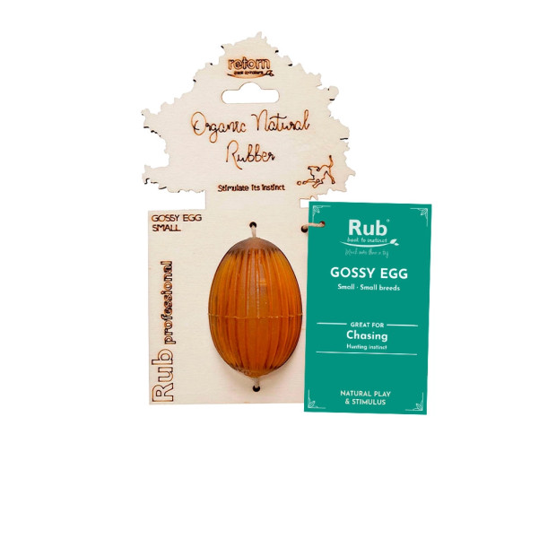 Oeuf en résine organique pour chien Rub Gossy