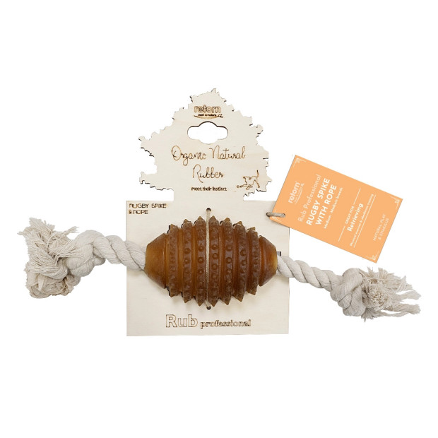 Jouet pour chien Rub Rugby avec corde Retorn