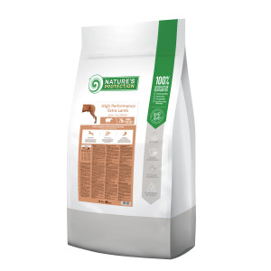Croquettes-adulte-haute-performance-à-l'agneau-natures- protection-18kg