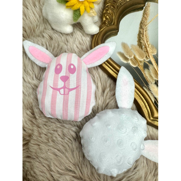 Jouet Lapin pour Chat Fait Main Herbe à Chat Bio L'Atelier du Coon