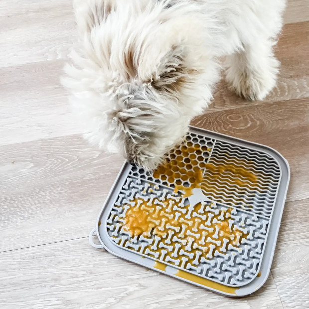 Tapis de léchage lickmat 20x20cm avec ventouses LOVIN'DOG