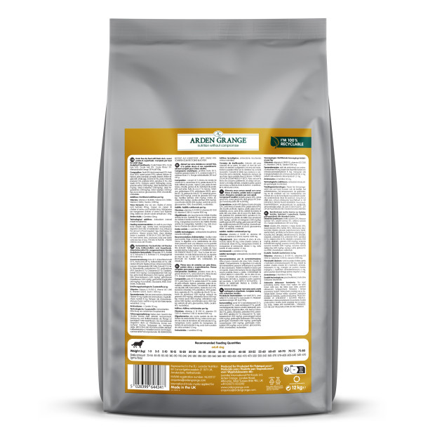 Croquettes-Grain-Free-Adulte-Canard-&-superaliments-Arden-Grange-12kg-dos