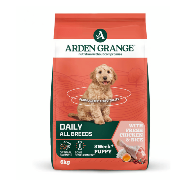Croquettes Puppy Junior Arden Grange (petites et moyennes races)