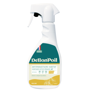 Spray-antiparasitaire-habitat -DeBonPoil-citron-500ml