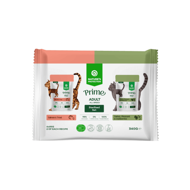 Multipack pâtée chat stérilisé - Nature's Protection