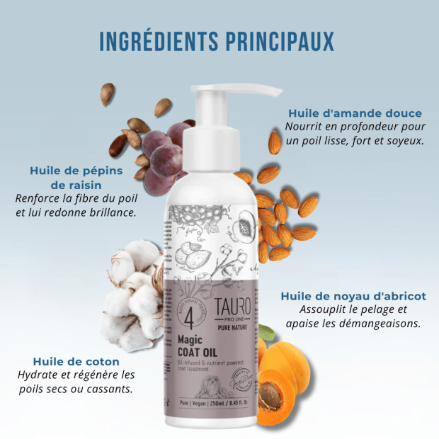 Huile magique à papillotes Tauro Pro Line