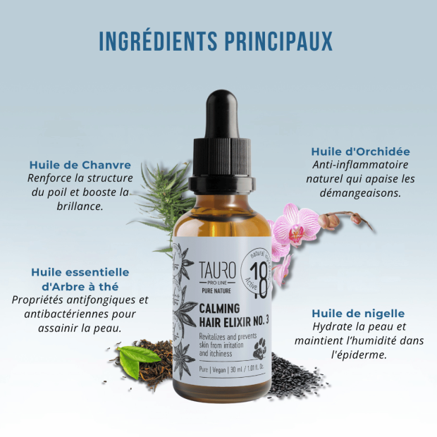 Elixir N.3 : Calmant et anti-Irritations - Tauro Pro Line