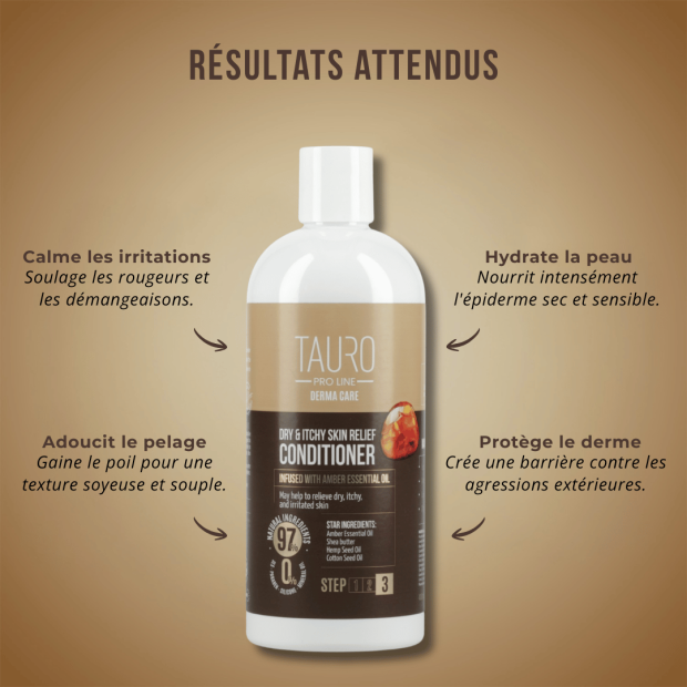Après-shampoing apaisant peaux sèches - Tauro Pro Line