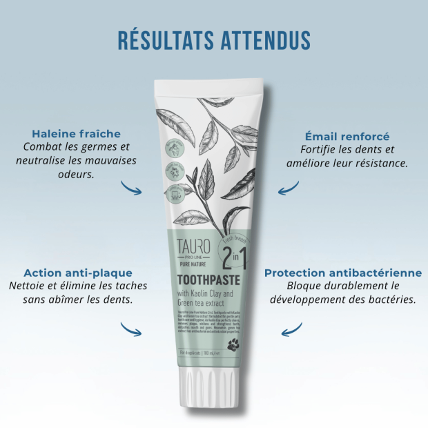 Dentifrice Argile et Ions argent - Tauro Pro Line