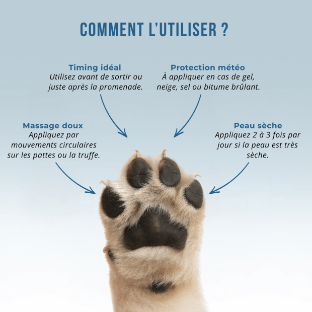 Baume coussinets en stick chien et chat - Tauro Pro Line