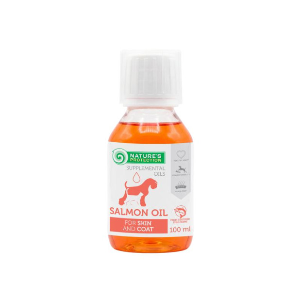 Huile-de-saumon-100 %-naturelle-Nature's-Protection-300ml