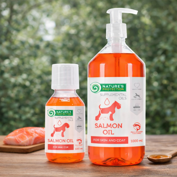 Huile-de-saumon-100 %-naturelle-Nature's-Protection-2-tailles