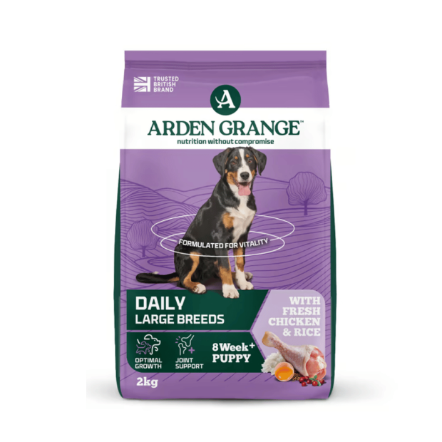 Kit chiot Arden Grange grandes races, croquettes