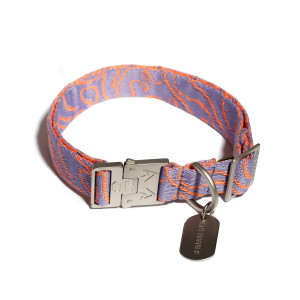 Collier Chien Éco-responsable Lily Coral Hot Doggies
