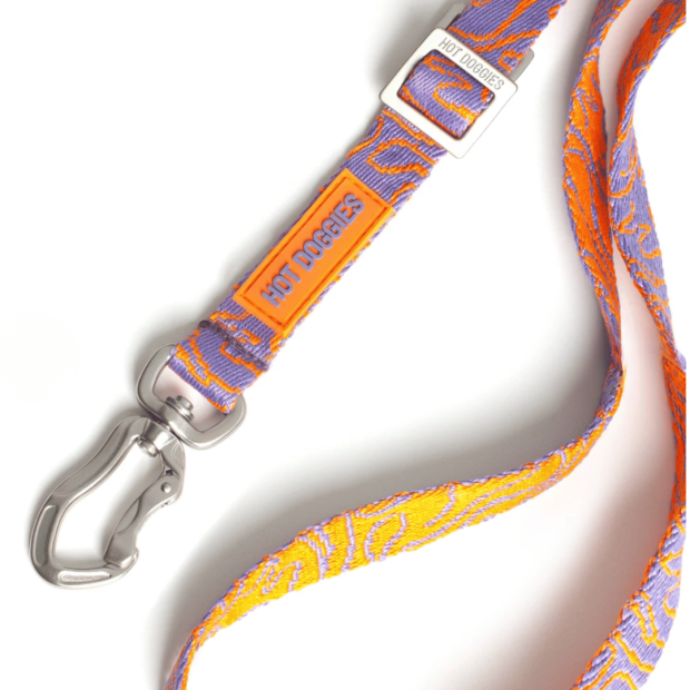 Laisse Mains Libres Chien Lily Coral Hot Doggies