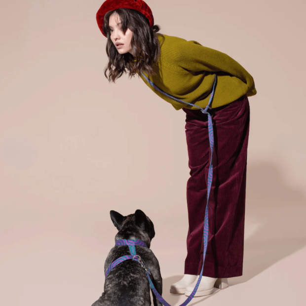Laisse Mains Libres Chien Lola Groove Hot Doggies