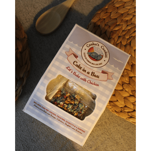 Kit Gâteau Anniversaire Chien | Poulet et Super-Aliments