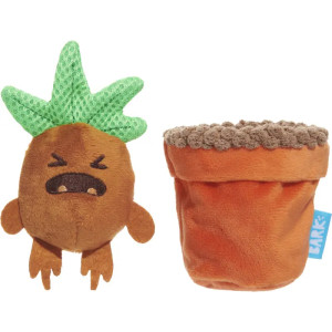 Peluche Mandragore Harry Potter pour chien avec son pot en peluche