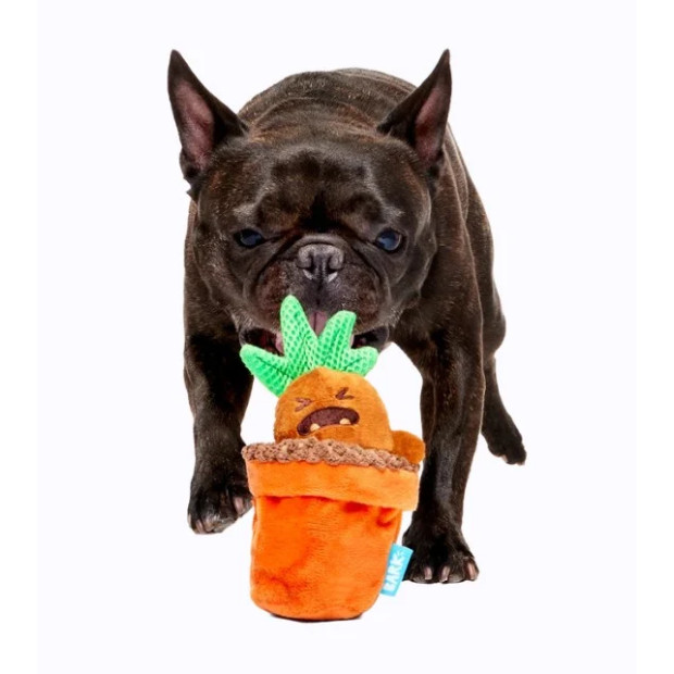 Peluche Mandragore Harry Potter pour chien avec son pot en peluche
